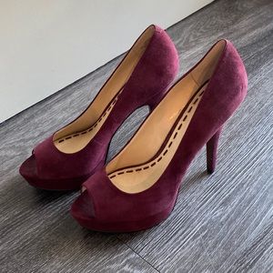 Pelle Moda Suede Platform Heels